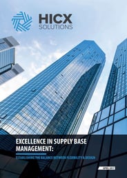 Excellence In Supply Base Management