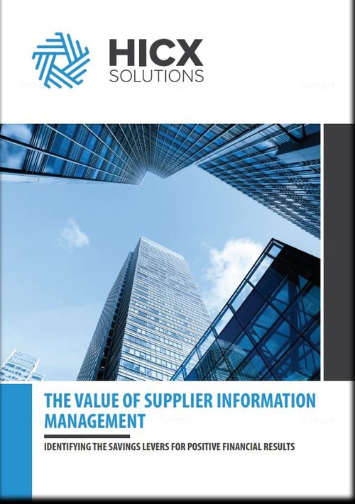 The Value of Supplier Information Management